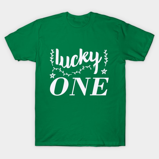 Lucky One St Patrivks Day T-Shirt by BrightOne